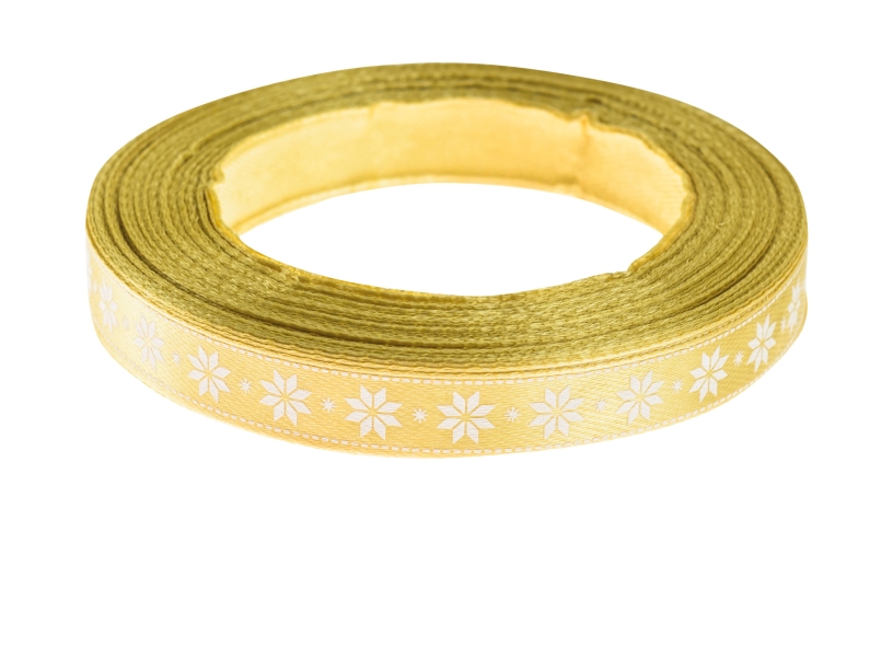 Wstążka satynowa Boże Narodzenie 12mmx22m WSX12-6 Brewis